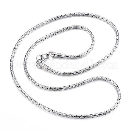 304 Stainless Steel Necklaces NJEW-E080-18P-1