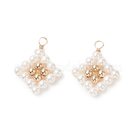 Colgantes de perlas de concha PALLOY-JF02028-1