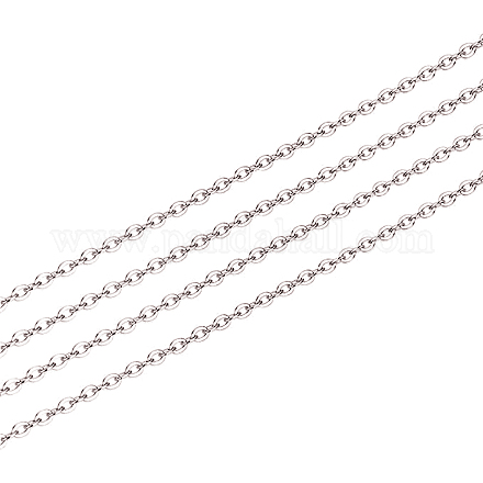 Цепочка из 925-го стерлингового серебра с родиевым покрытием&nbsp;STER-WH0011-04P-1