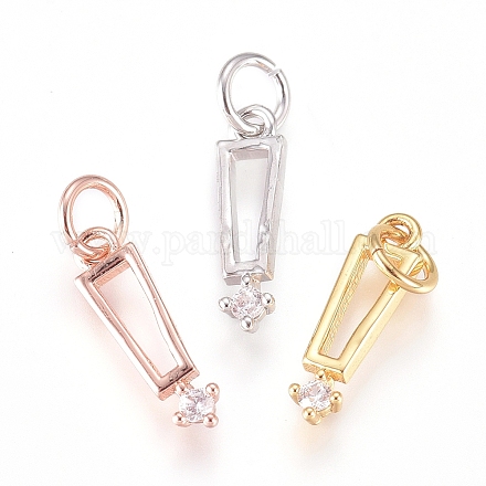 Charms in ottone ZIRC-L070-88-1