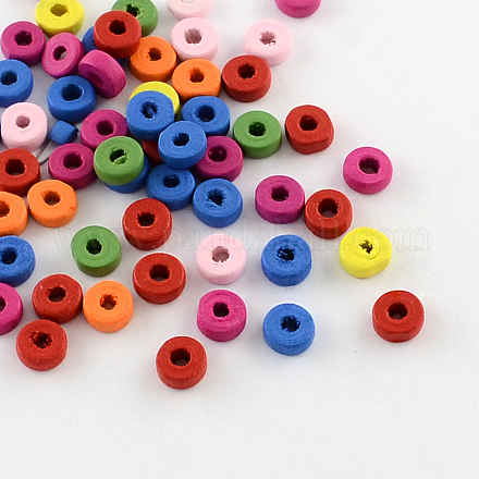 Dyed Wood Beads WOOD-R249-035-1