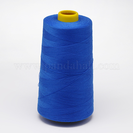 100%紡織ポリエステル繊維縫糸  ブルー  0.1mm  約5000ヤード/ロール OCOR-O004-A71-1