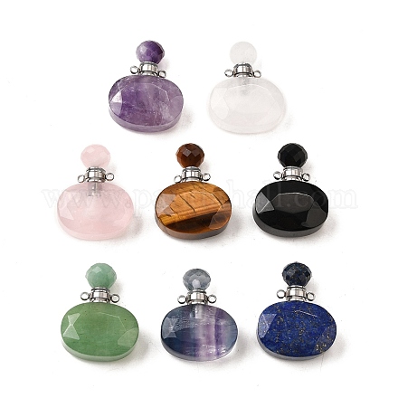 Подвески для флаконов духов из натуральных смешанных камней G-L623-07P-1