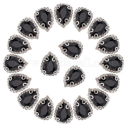 30шт. стеклянные пришивные стразы&nbsp;FIND-AN0001-71-1