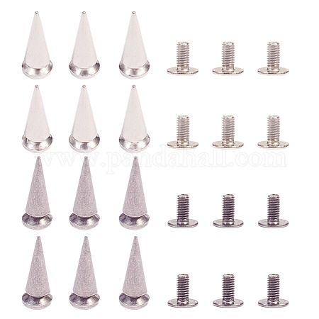 Wholesale NBEADS 90 Pcs Alloy Spike Studs 