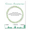 Natural Green Aventurine Bead Stretch Bracelets for Women, without Paper Card