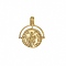 304 Stainless Steel Pendants, Roman Greek Coin Charms, Ion Plating(IP), Real 14K Gold Plated, 24x20mm