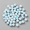 Opaque Acrylic Beads, Round, Cyan, 8mm, Hole: 1.8mm, about 200pcs/bag