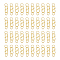UNICRAFTALE 50Pcs Gold S Clasp Small S Hook Clasps Stainless Steel S-Hook Clasps with 100pcs Jump Rings Jewelry Connectors Clasps Metal Hook Accessories for DIY Jewelry Making 4.6mm Hole