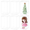 Foldable PET Packing Boxes, Rectangle, Clear, 10x10x20cm