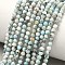 Natural Larimar Beads Strands, Faceted, Round, 3mm, Hole: 0.6mm, about 120~135pcs/strand, 14.96''~15.5''(38~39cm)