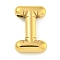 Ion Plating(IP) 304 Stainless Steel Pendants, Balloon Letter Charm, Golden, Letter I, 19.5x12x5mm, Hole: 1.5mm
