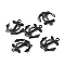 Alloy Pendents, Anchor, Electrophoresis Black, 30x27x4mm, Hole: 2.5mm