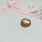 1Pc Acrylic Finger Rings for Women, Peru, Inner Diameter: 18mm