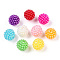 ABS Plastic Beads, Round, Waxberry Shape, Mixed Color, 12x11.5mm, Hole: 1.6mm, ahout 785pcs/500g