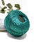 Cotton Fibers Knitting Yarn with Paillette, for Garments Scarves Sweater Shawl Hats, Teal, 1mm