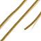 Braided Round Steel Wire, for DIY Bracelets, Dark Goldenrod, 3.2mm