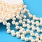 Natural Cultured Freshwater Pearl Beads Strands, Grade 5A++, Rice, Top Drilled, Navajo White, 8~9mm, Hole: 0.6mm, about 66pcs/strand, 15.16''(38.5cm)