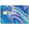 PVC Plastic Waterproof Card Stickers, Self-adhesion Card Skin for Bank Card Decor, Rectangle, Mixed Shapes, 186.3x137.3mm