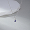 Fashionable 925 Silver Necklace with Zircon Evil Eye Pendant for Women