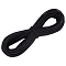 30 Yards Polyester Elastic Cord, Round, Black, 3mm