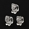 Chinese Zodiac Natural Quartz Crystal Carved Beads, Rock Crystal Animal Beads, Dog, 19x21x9mm, Hole: 1mm