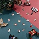 SUNNYCLUEアロイエナメルペンダント  クリスマスのために  混合図形  ミックスカラー  30個/箱 ENAM-SC0001-27-4