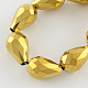 Chapelets de perles en verre électroplaqué EGLA-R045-16x10mm-02-1