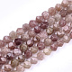 Chapelets de perles aux fraises en quartz naturel G-T121-06A-1