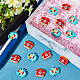 GOMAKERER 16Pcs 2 Style Television/Telephone Food Grade Silicone Beads SIL-GO0001-16-4