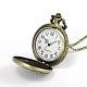 Flat Round with the Union Jack Alloy Quartz Pocket Watches WACH-N039-02A-4
