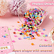 Sparkeads 900pcs 9 Colors Transparent Acrylic Beads TACR-SK0001-01-4