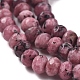 Dyed Natural Malaysia Jade Rondelle Beads Strands X-G-E316-2x4mm-38-3