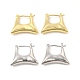 Латунные серьги-кольца в форме мешочка для женщин EJEW-E275-07-1