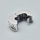 Perline europee in argento sterling 925 placcato argento antico STER-L060-11A-AS-3