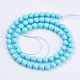 Synthetic Turquoise Beads Strands G-Q039-2-2