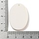 果物の幾何学的な形の手作りポリマー粘土ペンダント  オーバル  35x25x4.5mm  穴：1.8mm CLAY-E008-01B-3