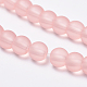 Chapelets de perles en verre transparente   GLAA-Q064-04-6mm-3