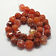 Natural Fire Crackle Agate Beads Strands G-G239-M1-3