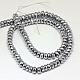 Electroplate Non-magnetic Synthetic Hematite Beads Strands G-J160-B-01-2