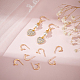 BENECREAT 12PCS Gold Plated Brass Earring Fittings KK-BC0010-70-5