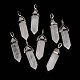 Natural Quartz Crystal Double Terminated Pointed Pendants G-F295-04G-3