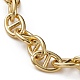 Brass Mariner Link Chain Necklaces NJEW-JN03247-2