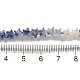 Натуральное синее пятно нитки из бисера яшмы G-G085-B41-02-4