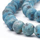 Natürliche Sesam Jaspis / Kiwi Jaspis Perlen Stränge G-T106-343D-2