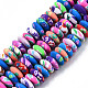 Handmade Polymer Clay Beads Strands CLAY-T020-02-1