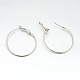 Iron Hoop Earrings E220