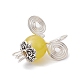 Pendenti con perle di vetro imitazione giada PALLOY-JF02378-04-3