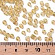 6/0 perles de rocaille rondes en verre SEED-US0003-4mm-162-3