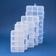 オーガナイザー収納プラスチックボックス  長方形  ホワイト  23x16x13cm CON-BC0004-28-2